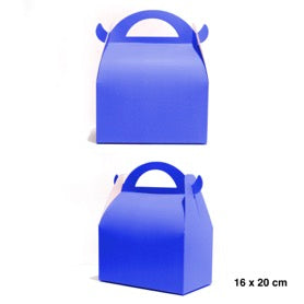 CAJA GRANDE CON MANILLA X 6 Colores Azul