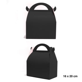 CAJA GRANDE CON MANILLA X 6 Colores Negro