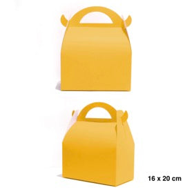 CAJA GRANDE CON MANILLA X 6 Colores Naranjo