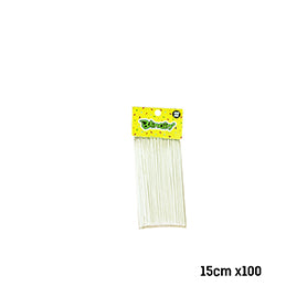 Brochetas Para Barbacoa BROCHETA 15 CMS 100 UND