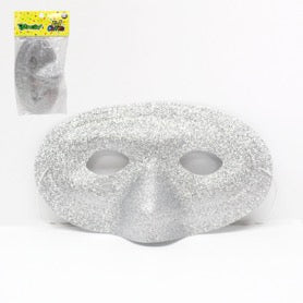 Antifaz Glitter x 3 Mix Glitter Plata x 3