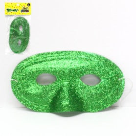 Antifaz Glitter x 3 Mix Glitter Verde x 3