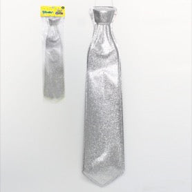 Corbatas Glitter x 3 Und Glitter Plata