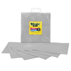 Servilleta Colores 25x25cm x20 Und Plateada