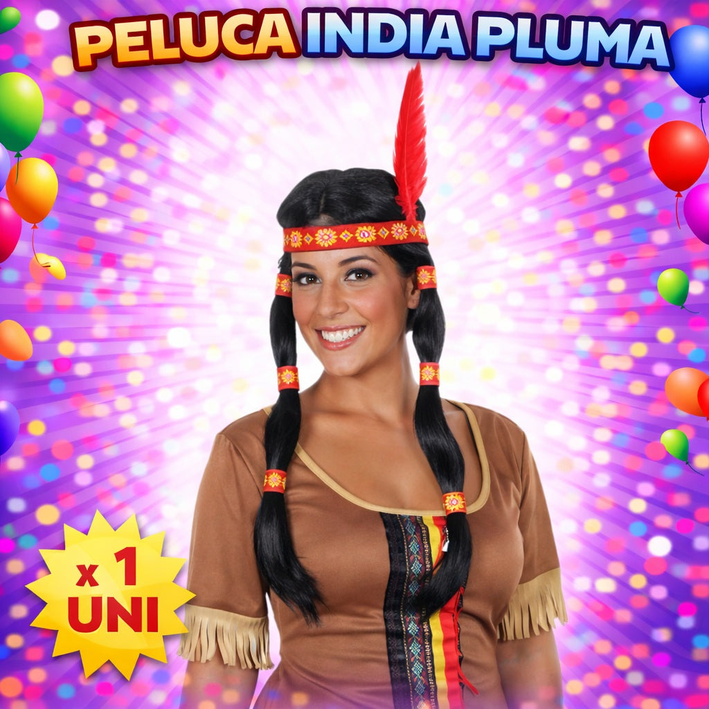 Pelucas de Disfraz Mix Fashion de Colores para Fiesta, Carnaval, Halloween y Cotillón