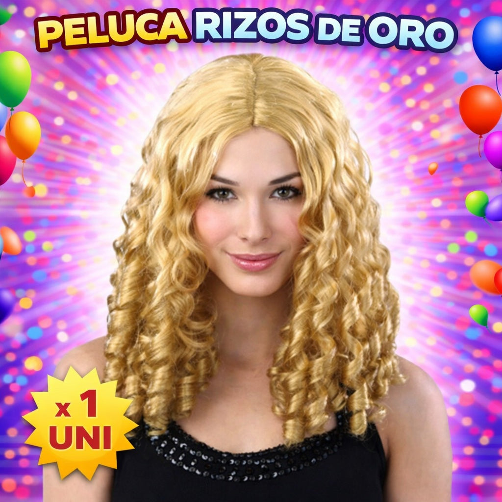Pelucas de Disfraz Mix Fashion de Colores para Fiesta, Carnaval, Halloween y Cotillón