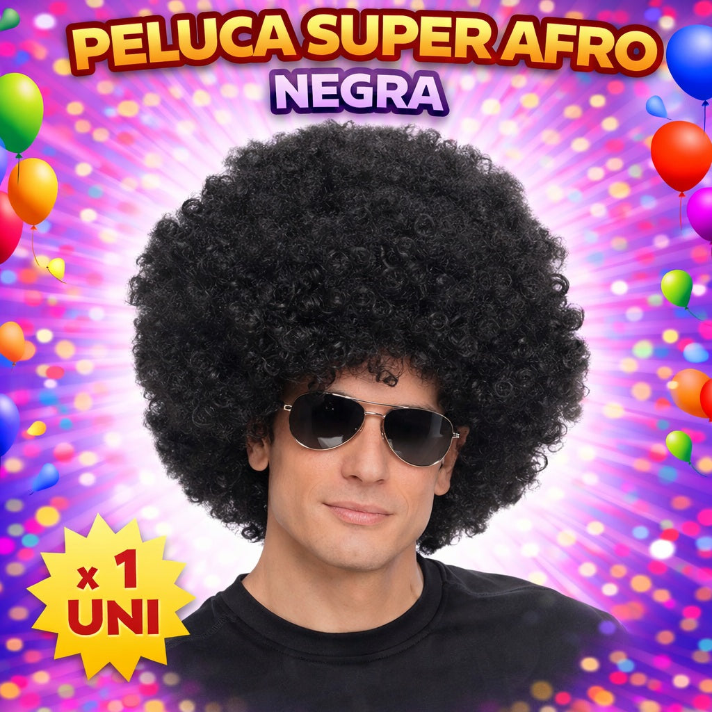 Pelucas de Disfraz Mix Fashion de Colores para Fiesta, Carnaval, Halloween y Cotillón