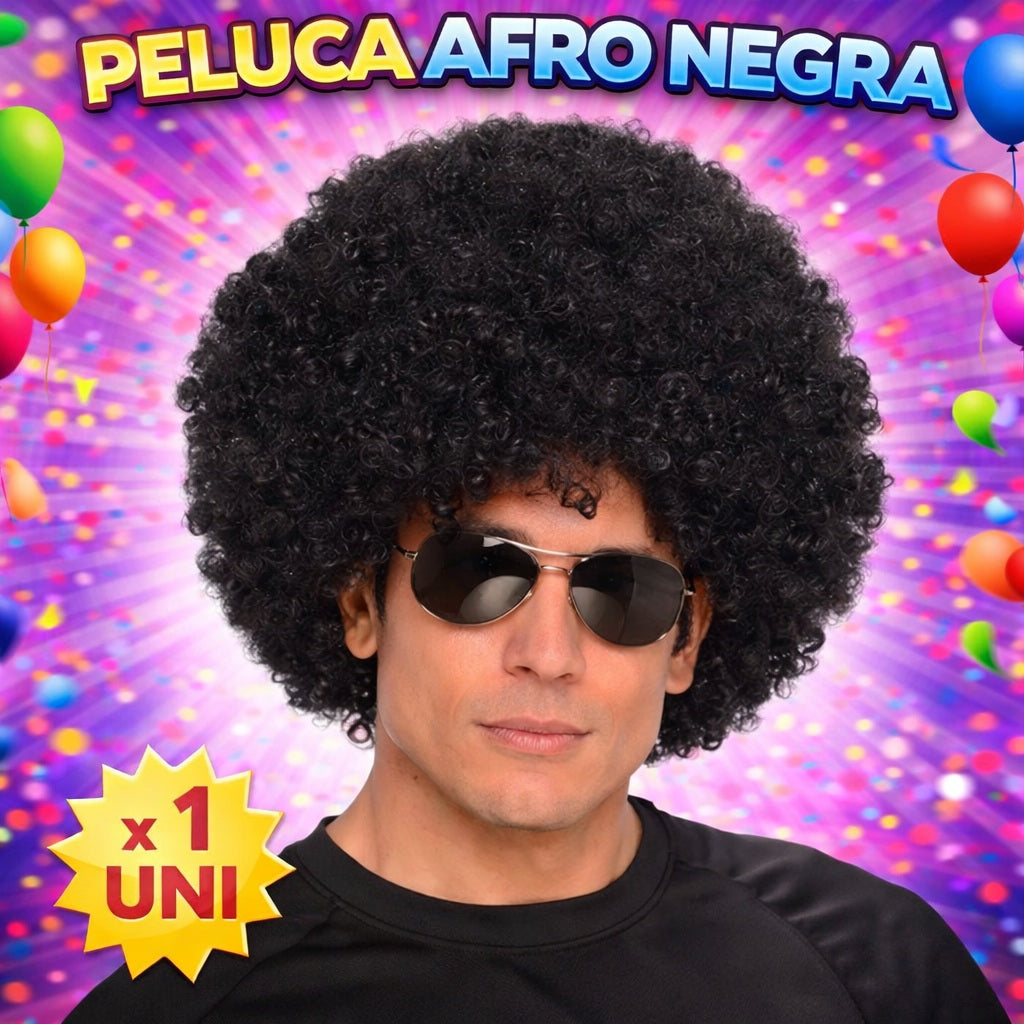Pelucas de Disfraz Mix Fashion de Colores para Fiesta, Carnaval, Halloween y Cotillón