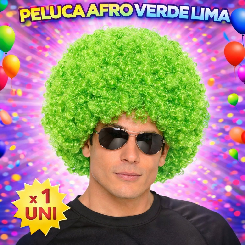 Pelucas de Disfraz Mix Fashion de Colores para Fiesta, Carnaval, Halloween y Cotillón