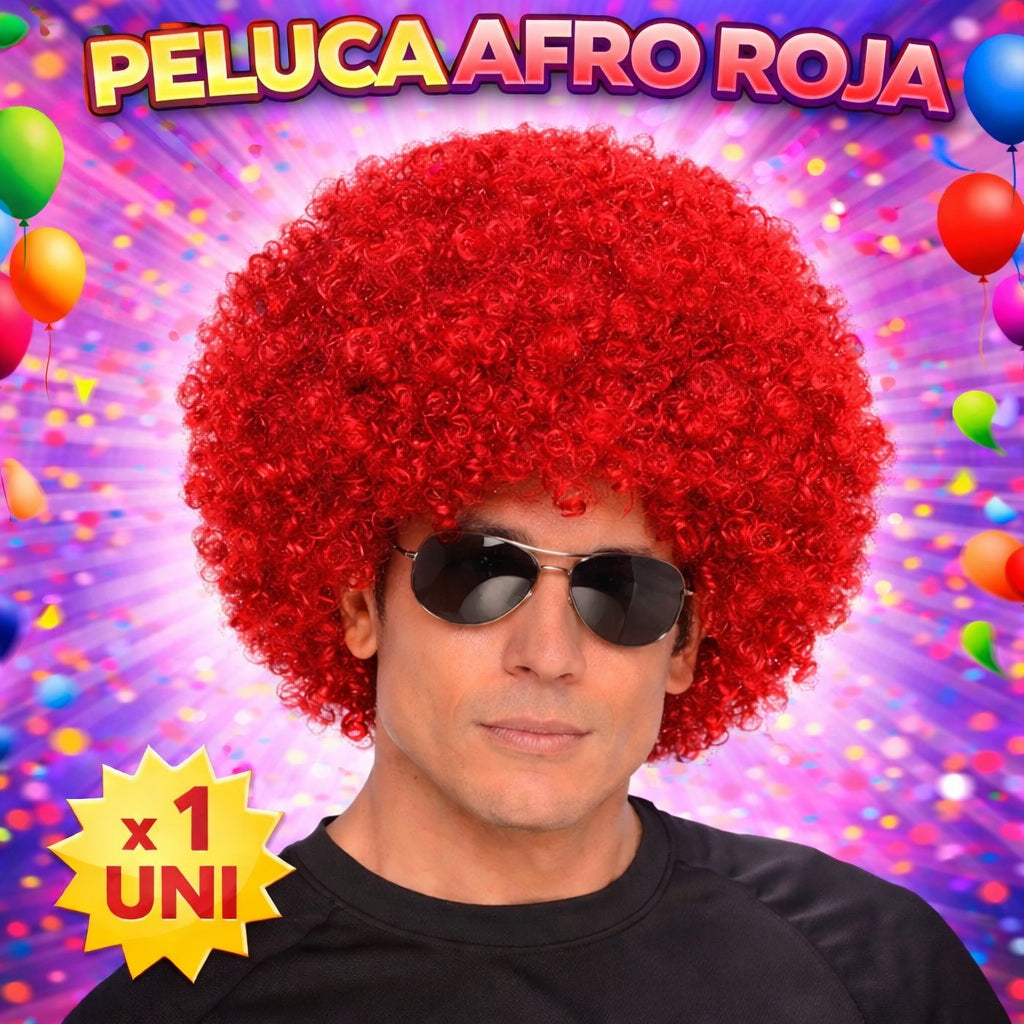 Pelucas de Disfraz Mix Fashion de Colores para Fiesta, Carnaval, Halloween y Cotillón