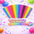 Bombillas Colores x100 Und - Bombillas de Polipapel para Bebidas