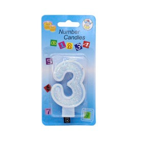 Velas Numerales Celestes Numeral Celeste N 3