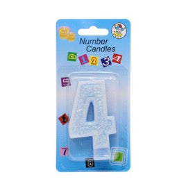 Velas Numerales Celestes Numeral Celeste N 4
