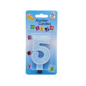 Velas Numerales Celestes Numeral Celeste N 5