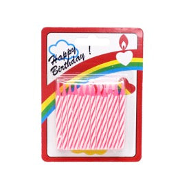 Velas Espirales Mix Espiral Chica Rosa x 24