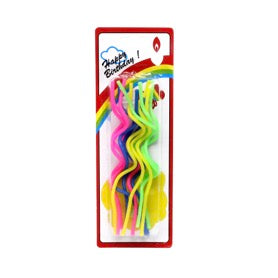 Velas Espirales Mix Ondulada x 12