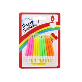 Velas Neon Mix Neon Mix x 24 C/n Pincho