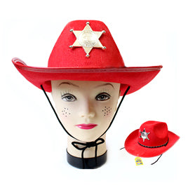 Gorros De Disfraz GORRO SHERIF ROJO