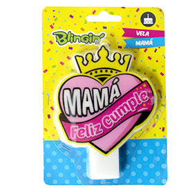 Velas Personalizadas Mix VELA FELIZ CUMPLE MAMÁ