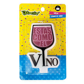 Velas Personalizadas Mix VELA COMO EL VINO HOMBRE