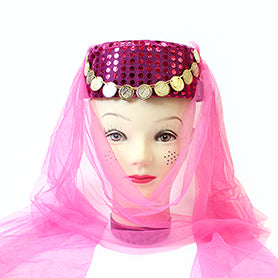 Gorros De Disfraz GORRO ODALISCA FUCSIA