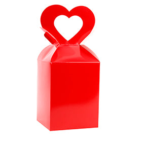 SET 6 CAJAS FORMA CORAZON Rojo