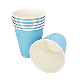 Vaso Polipapel x 10 Colores Celeste