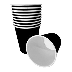 Vaso Polipapel x 10 Colores Negro