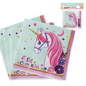 Decoracion De Mesa Unicornio SERVILLETA UNICORNIO 33 CM X 12