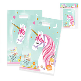 Decoracion De Mesa Unicornio Bolsas Unicornio x 6