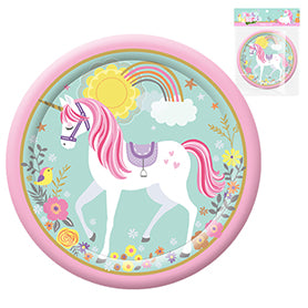 Decoracion De Mesa Unicornio Plato Unicornio x 6