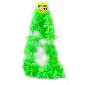 Collares De Flores x 3 Und Verde x 3