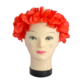 Cintillo Flor Mix Rojo