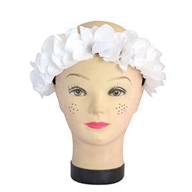 Cintillo Flor Mix Blanco