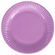 Plato Carton Colores x 25 Lila