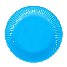 Plato Carton Colores x 50 Celeste