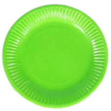 Plato Carton Colores x 50 Pistacho