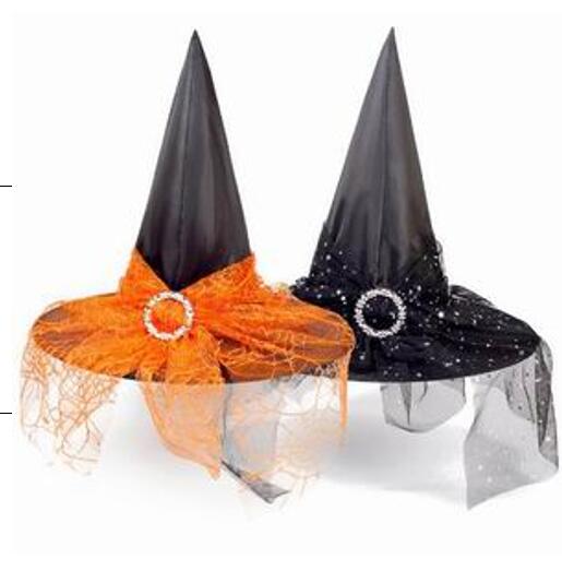 Gorros De Disfraz Gorro Bruja Naranja