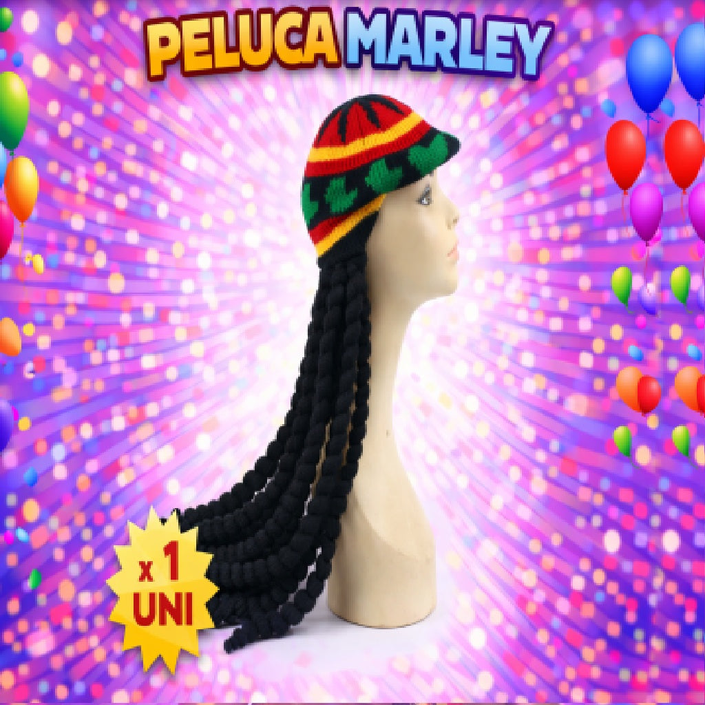 Pelucas de Disfraz Mix Fashion de Colores para Fiesta, Carnaval, Halloween y Cotillón