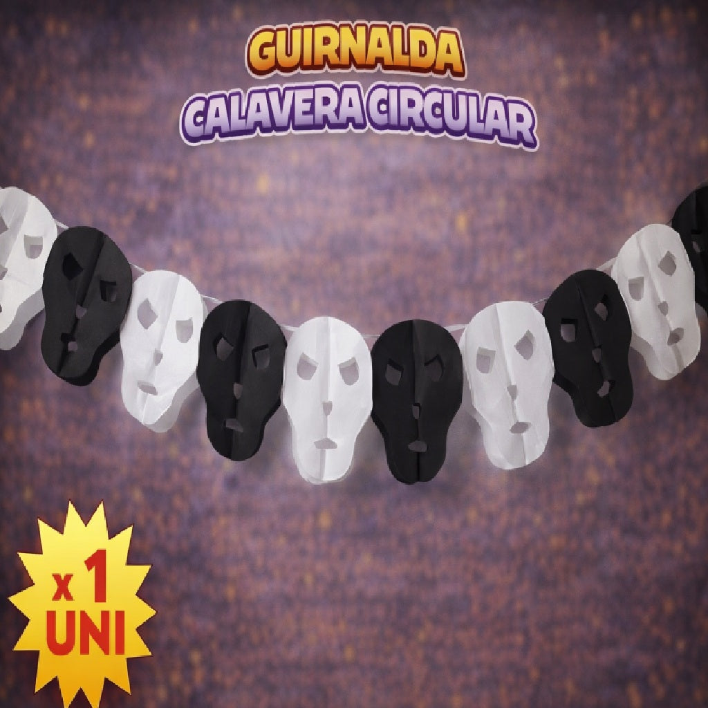 Guirnalda Halloween - Decoración Halloween y Fiesta Temática