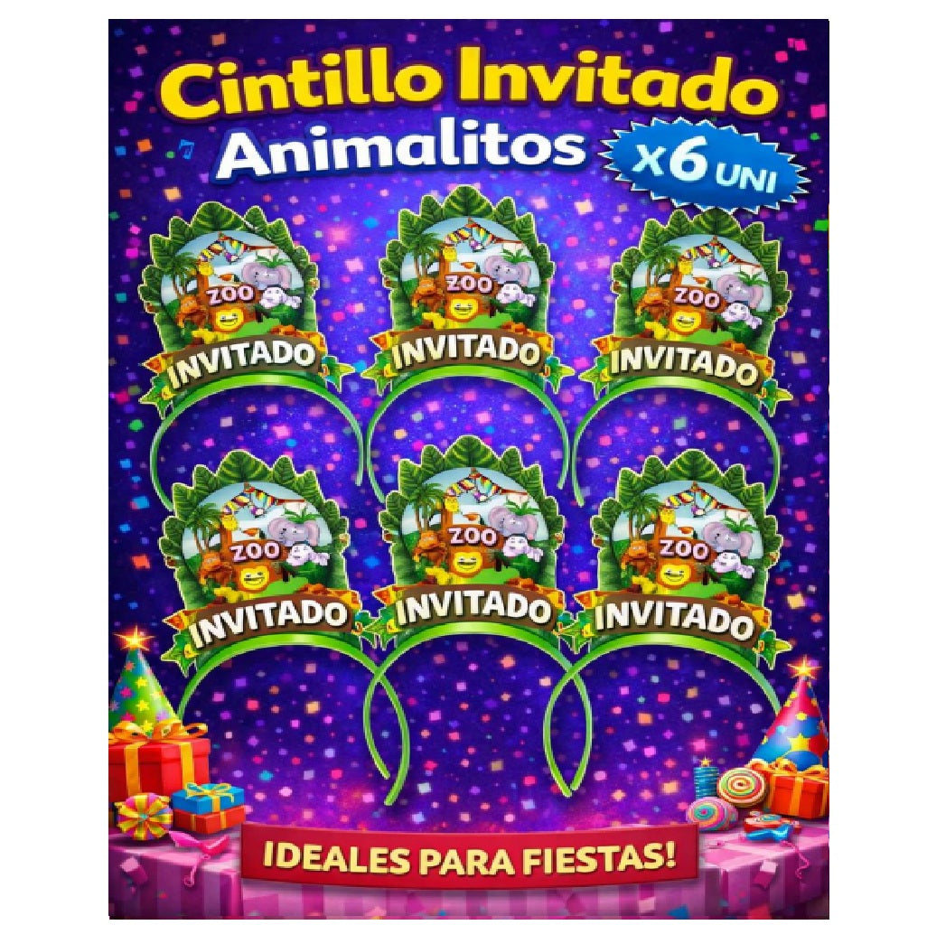Decoración de Cumpleaños Animalitos – Set de Mesa para Fiesta Infantil