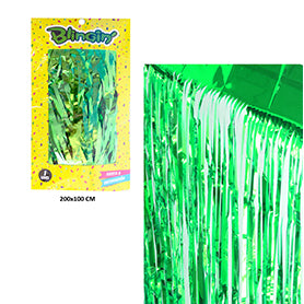 Cortinas Metalicas 200 x 100 cm Colores Solidos Verde