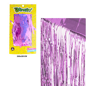 Cortinas Metalicas 200 x 100 cm Colores Solidos Violeta