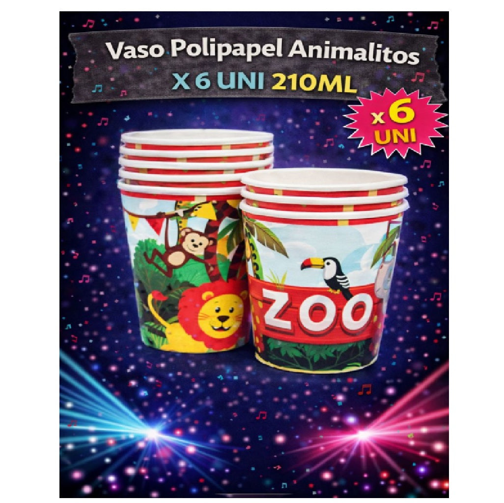 Decoración de Cumpleaños Animalitos – Set de Mesa para Fiesta Infantil