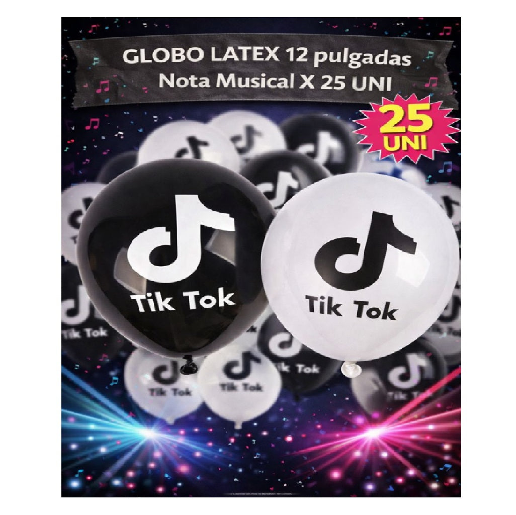 Decoración de Cumpleaños TikTok – Línea Temática