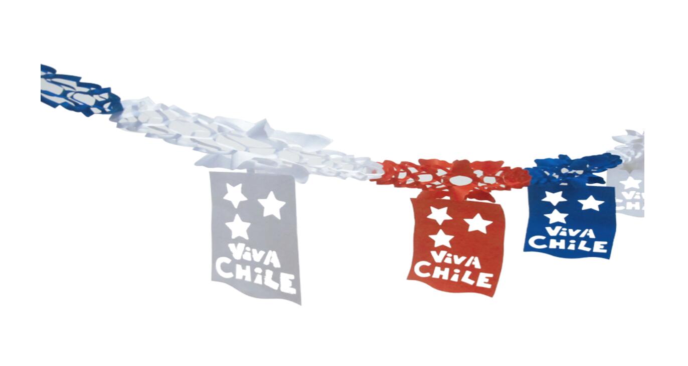 Guirnaldas Fiestas Patrias Guirnalda Viva Chile