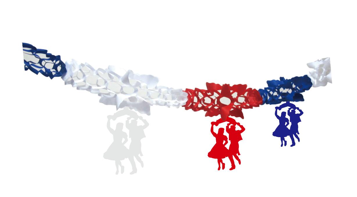 Guirnaldas Fiestas Patrias Guirnalda Huasos Bailando Cueca