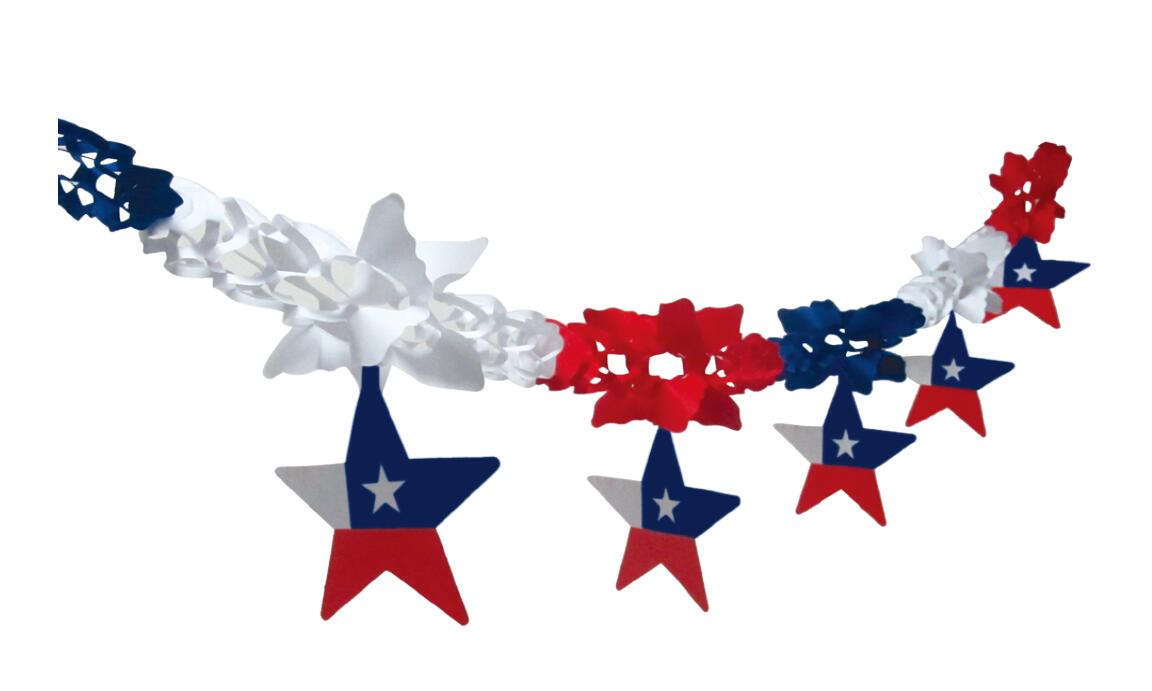 Guirnaldas Fiestas Patrias Guirnalda Estrella 2m x 1m Modelo 5