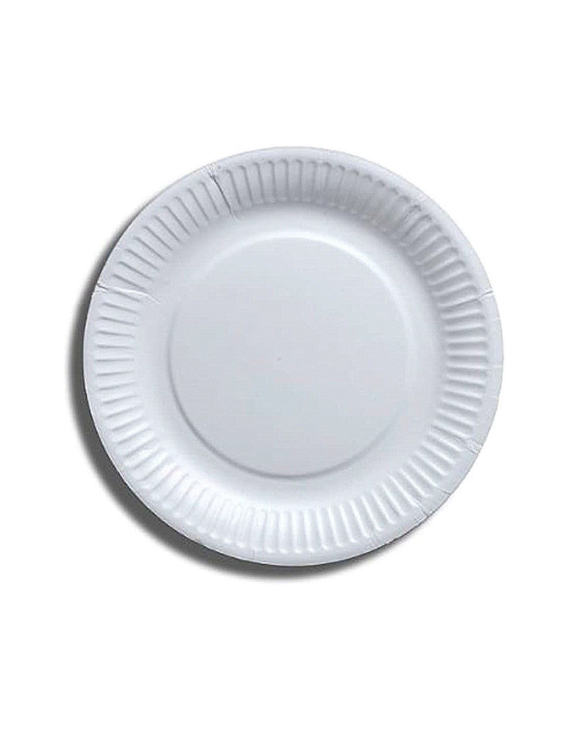 Plato Carton Colores x10 Blanco