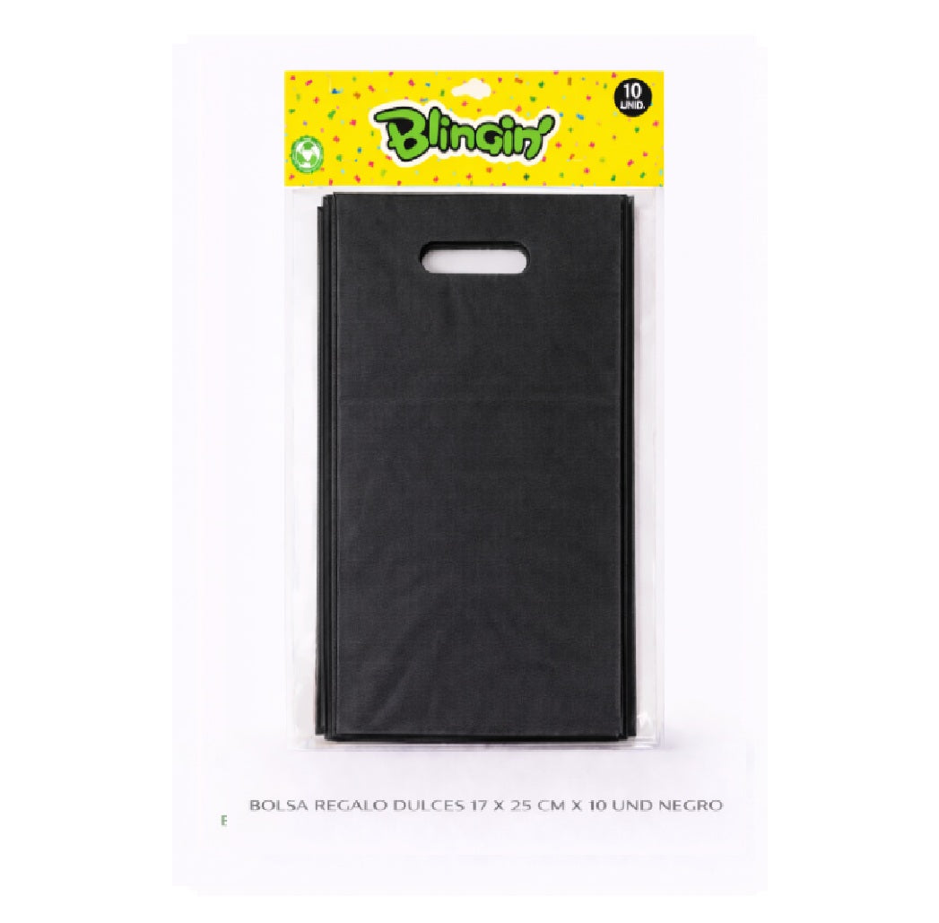 Bolsa Regalo Dulces 17 x 25 Cm x 10 Und Color Estandar